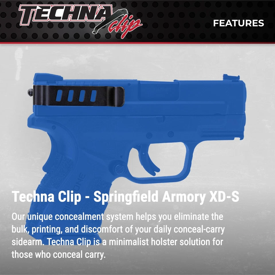 Concealment System for Springfield Armory XD-S Luger & More - Durable High-Ca... - Image 2 of 4