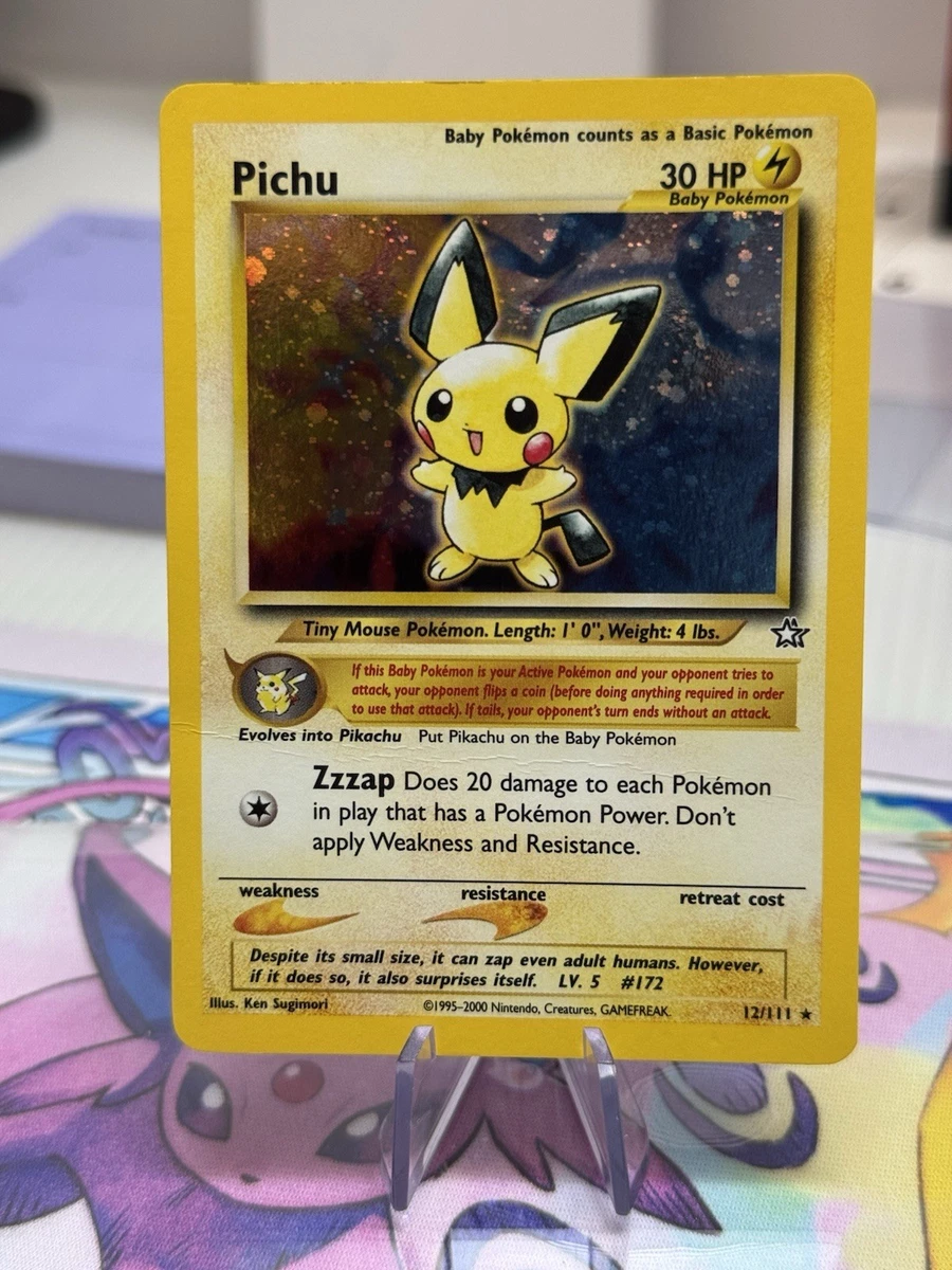 Pichu 12/111 Neo Genesis for sale | eBay