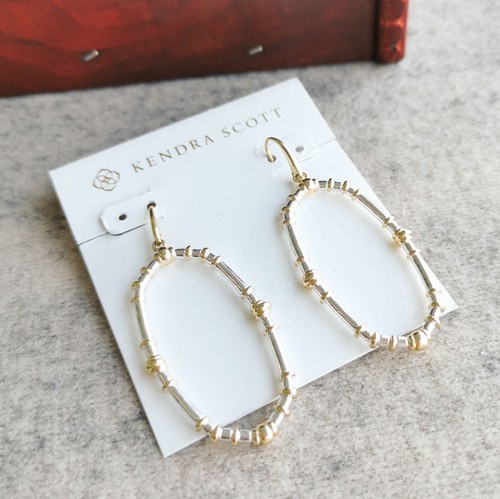 Kendra Scott Essie Open Frame Earrings - Mixed Metal - Picture 2 of 3