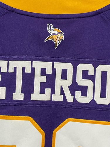 NIKE Adrian Peterson Minnesota Vikings Mens S On Field Purple Jersey NFL Players - Picture 4 of 5
