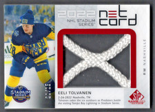 2022-23 SP Game-Used 2022 NHL Stadium Series Net Cord Relic Eeli Tolvanen 08/35