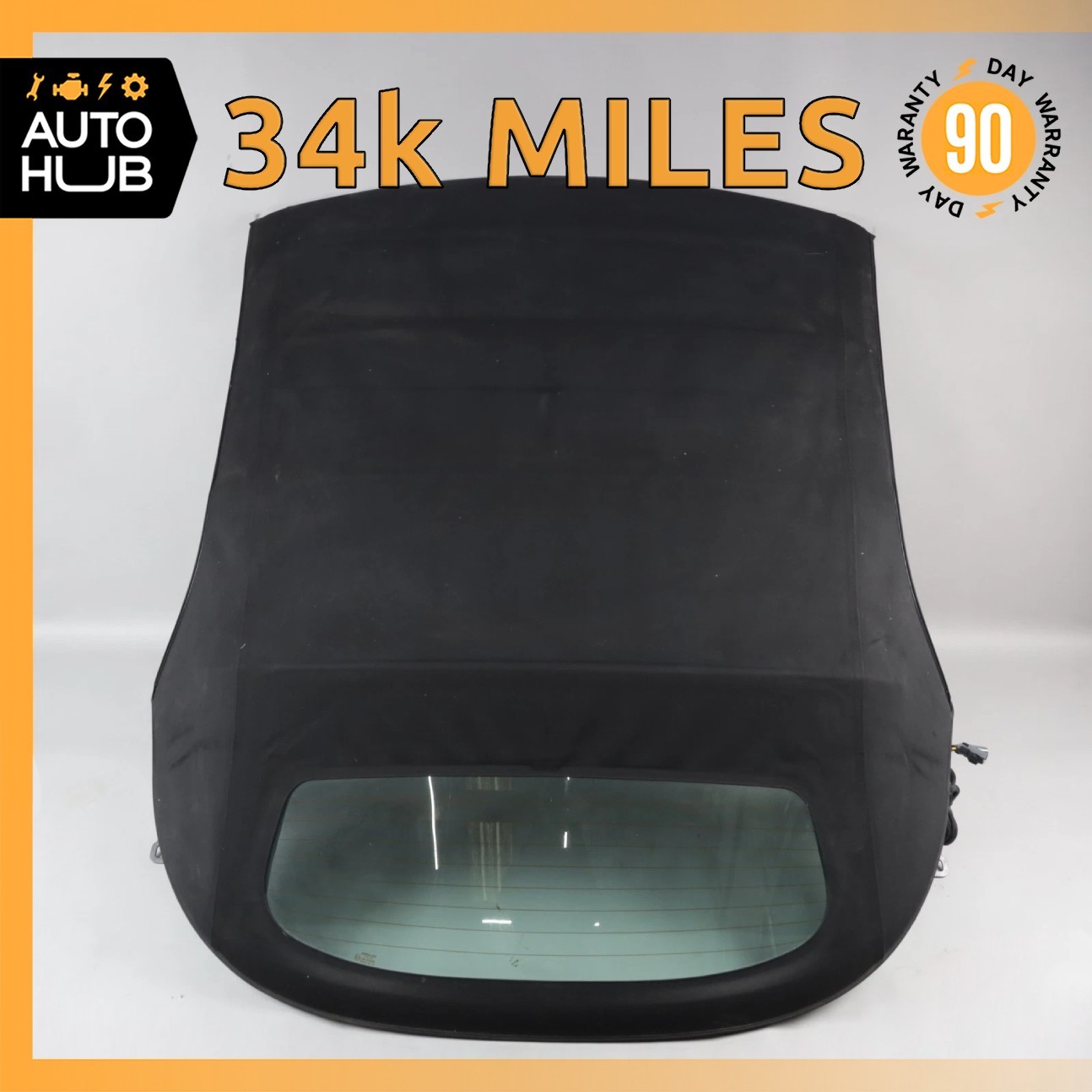 05-08 Aston Martin DB9 Volante Soft Top Roof Black OEM 34k