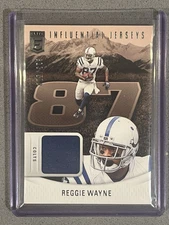 2024 Panini Donruss Elite Influential Jerseys SP /500 Reggie Wayne #IJS-RWA