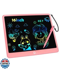 LCD Writing Tablet Doodle Board, 16inch Colorful Drawing Tablet Writing Pad,