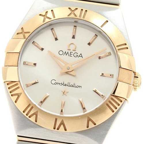 OMEGA Constellation 123.20.24.60.02.001 24mm SS Silver Dial Watch #C6582 - Foto 6 di 6