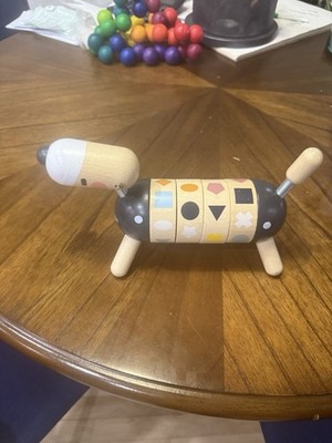 Janod Wooden Dog Shape Sorter Educational Toy for Toddlers. Excellent Quality!