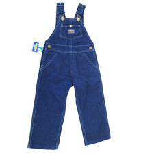 NOS 1980s Vintage OSHKOSH Overalls Size 4 NEW w/ TAGS Denim