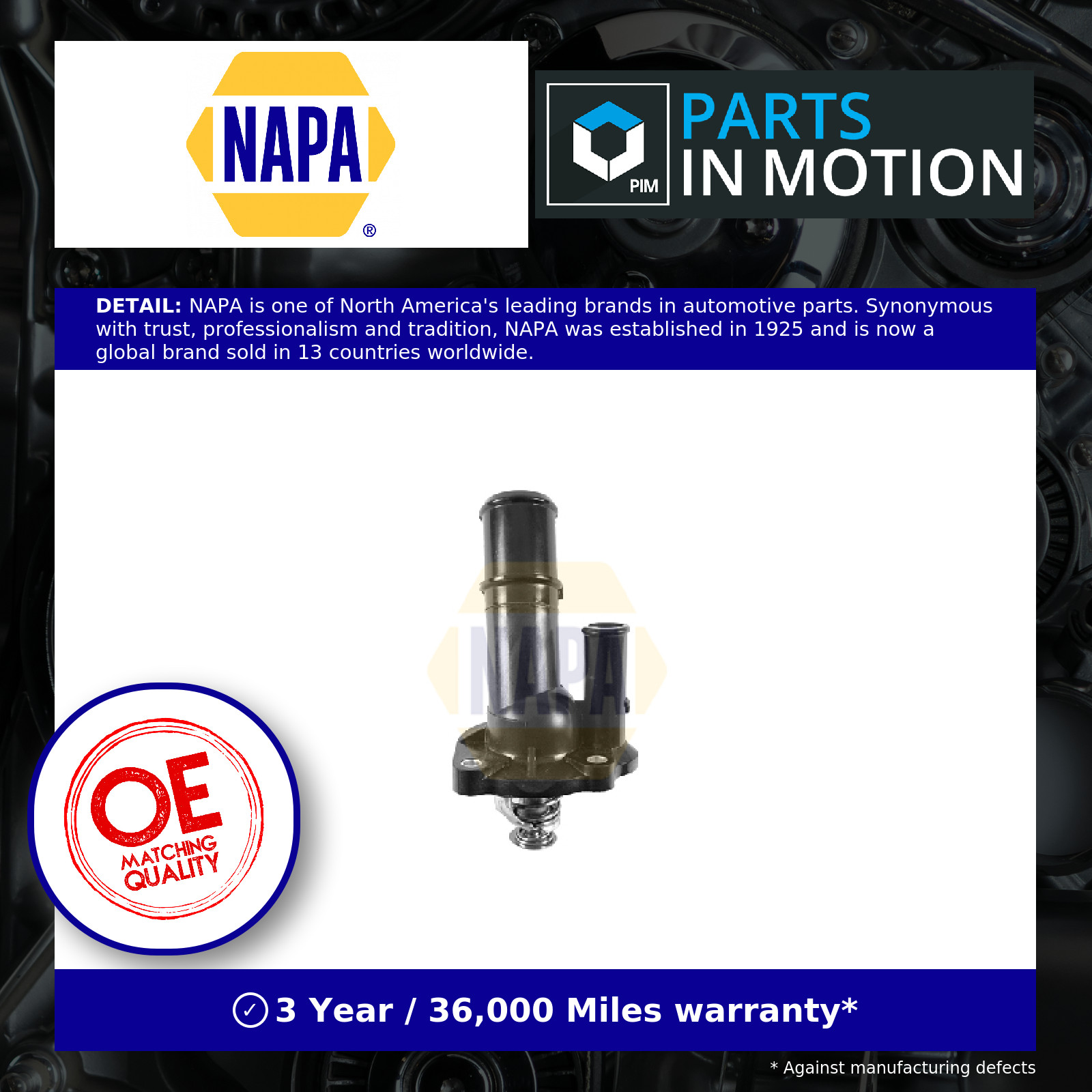 Coolant Thermostat NTH1247 NAPA 5157411 CJ5E8575AA CJ5Z8575A LF5015170 Quality - Image 3