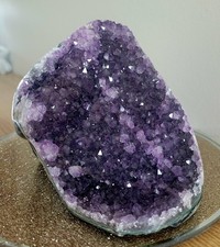 Extra Large Natural Amethyst Druze Geode Quartz Crystal Cluster Reiki 1.1g O13