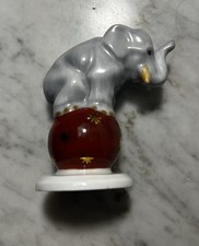 Herend - Balancing Dancing on Red Stared Ball-  Elephant