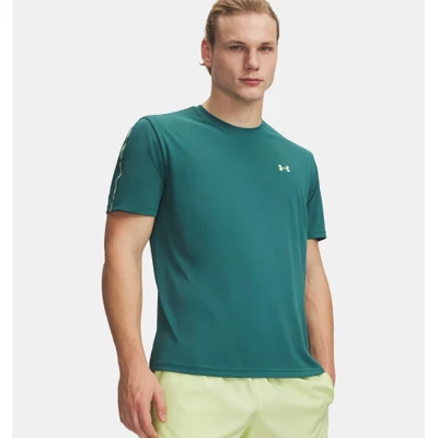 Under Armour Tech Taping Tee T shirt Maglia a manica corta da uomo Rack Green - Photo 1/4