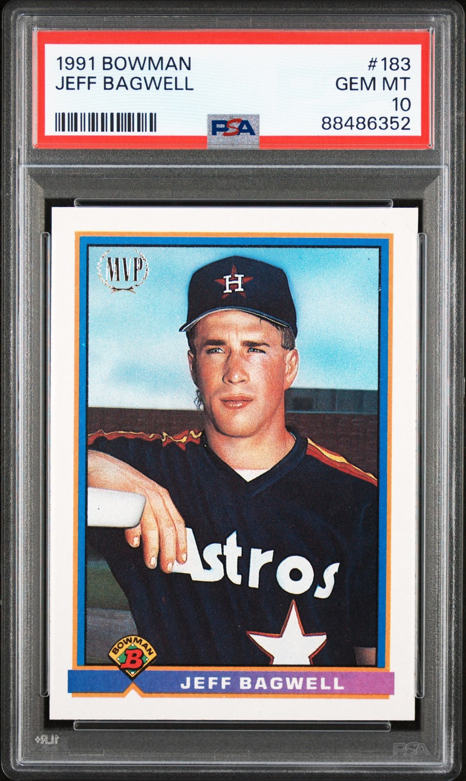 1991 Bowman #183 Jeff Bagwell Rookie PSA 10