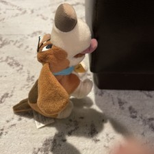 The Great Mouse Detective Authentic Original Disney Plush Stuffed Toby Stamped