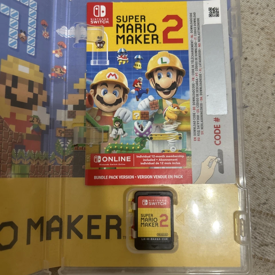 Super Mario Maker 2 (Nintendo Switch, 2019), photo 2 sur 2
