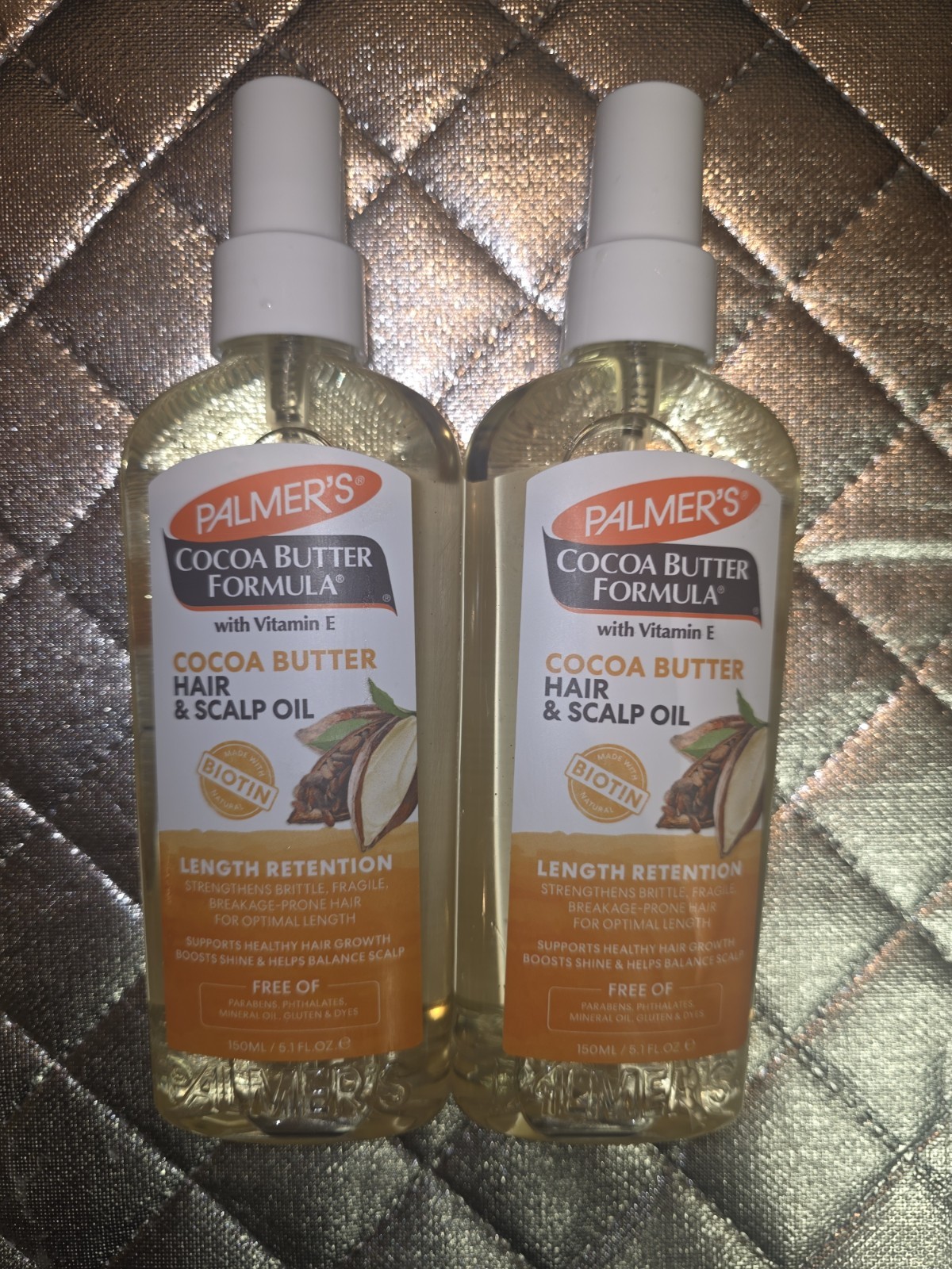 & Biotin Length Retention Hair And Scalp Oil, 5.1 Oz Lot 2