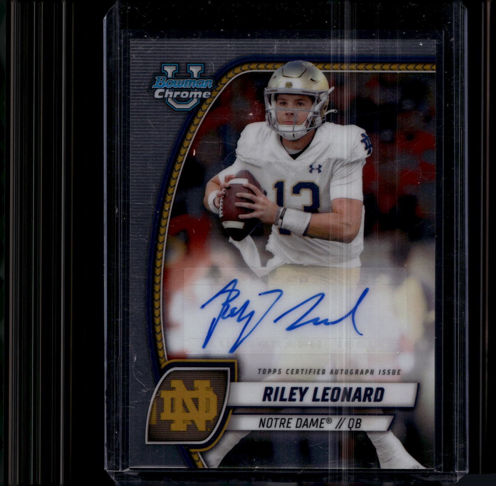 2024 Bowman University Chrome Riley Leonard Prospect Autographs
