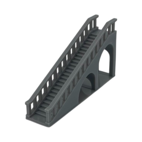 Outdoor Stairs / Escalator (2pk) - HO Scale - Gray - Picture 4 of 7