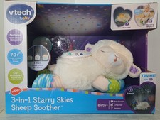 VTECH 3in1 Stary Skies Sheep Shooter Cry Activated Soft Lamb Baby Crib Toy NEW 