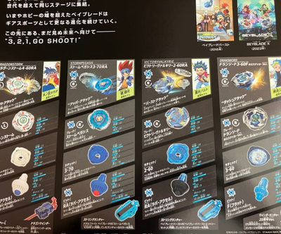 BEYBLADE X BX-00 25th Anniversary Set of 4 Takara Tomy Limited