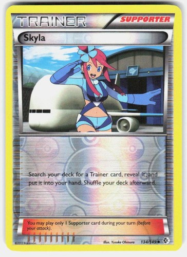 Pokemon Skyla Boundaries Crossed #134/149 LP