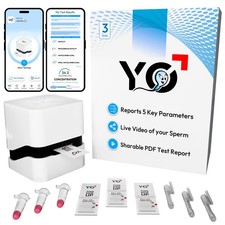 YO Home Sperm Test 1 FDA Cleared Home Semen Analysis Tests Sperm Concent...
