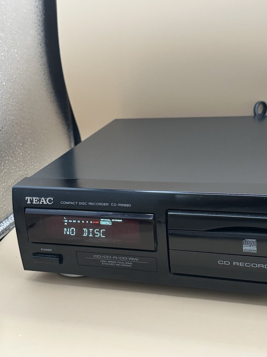 TEAC CD-RW890 CD Recorder Digital Audio Player Black Working | eBay