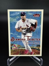 2005 Fleer Tradition Diamond Tributes Albert Pujols #1 DT