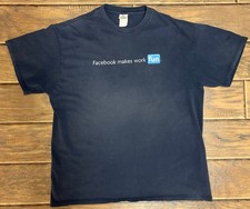 Vintage Y2K Facebook Employee Issue Makes Work Fun Delta Sun Faded T Shirt XL