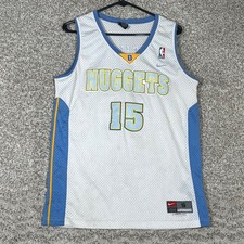 Denver Nuggets Carmelo Anthony Nike Jersey Men's Small White Basketball NBA
