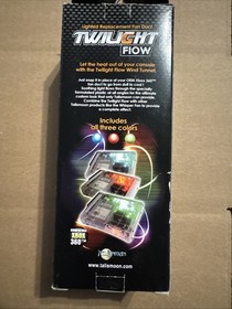 Talismoon Lighted Fan Duct for Xbox 360 Twilight Flow Clear Crystal Fan Duct LED