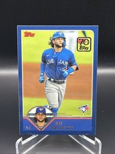 Bo Bichette 2021 Topps Series 2 2003 70 Years Of Topps #70YT-53 Toronto