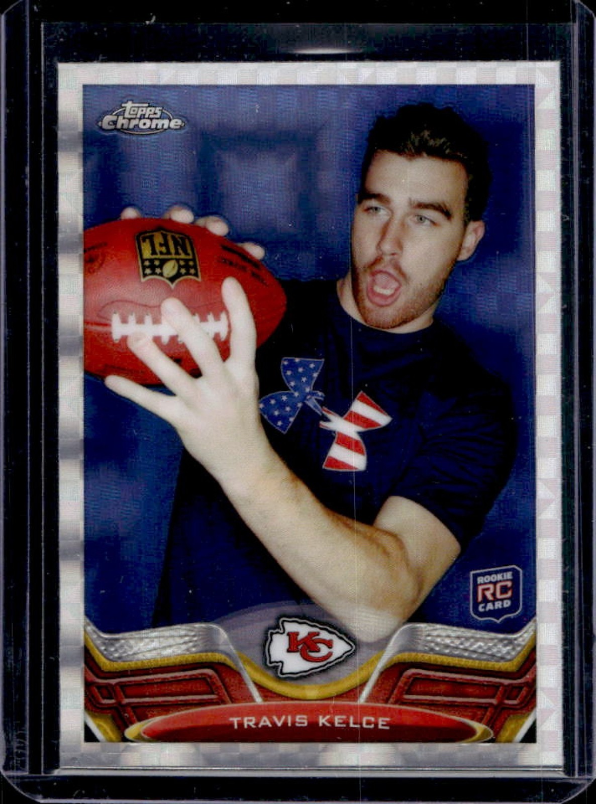 2013 Topps Chrome Travis Kelce RC Xfractors Rookie #118 Chiefs