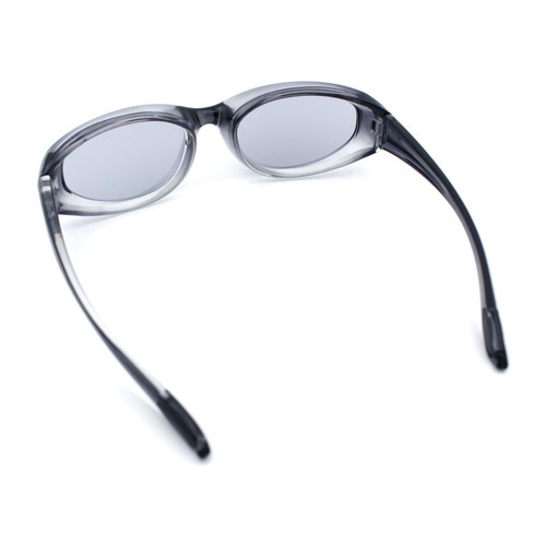 Ovale abgeschrägte dicke Kunststoff Y2K sportliche modische Sonnenbrille - Bild 14 von 33