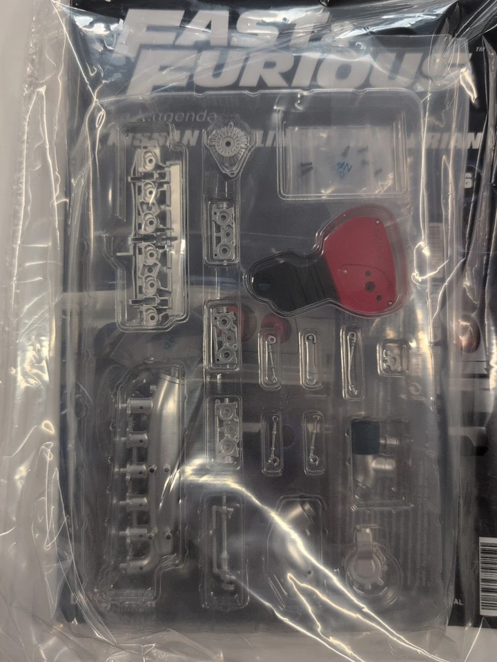 NISSAN SKYLINE GT-R DI BRIAN SCALA 1/8 FAST & FURIOUS N. 6 DE AGOSTINI NUOVO - Immagine 2 di 3