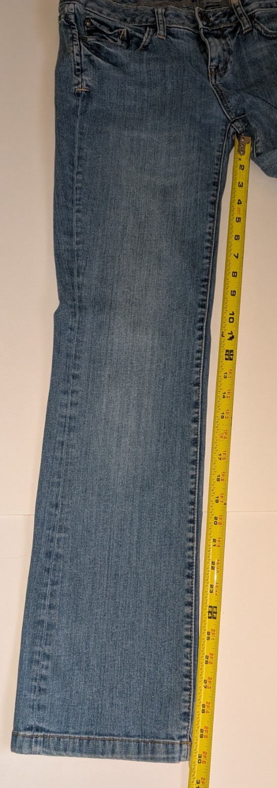 Vintage Converse One Star Women's Denim Jeans Size 4 Low Rise Flare Leg  - 29x30 thumbnail 8