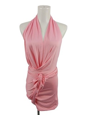 MUSERA Sommerkleid Damen Kleid Gr. DE 36 pink Elegant