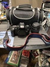 Canon EOS Rebel G 35mm SLR Camera With 35-80mm Lens,Strap,manual,bag TESTED