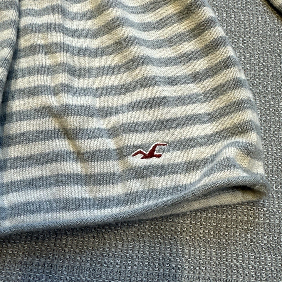 Vintage Hollister Babydoll Top Medium Y2K Cardigan Sweater Preppy Square G2U - Image 3 of 4