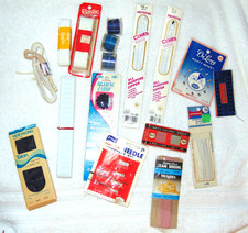 Lot Of Various Vintage Sewing Notions Zippers...