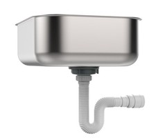 EasyDrain Universal P-Trap - Expandable  Premium Shampoo-modelx27, White