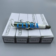 MAZDA Genuine OEM Spark Plug Set of 4 PE5R-18-110 ILKAR7L11 For CX-3 CX-5 CX-30