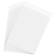 25Pack 17.3"x 11.8" Acid-Free Picture Sleeve Crystal Clear Sleeves Storage Bag