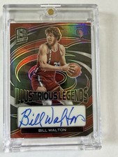 2022-23 Panini Spectra - Illustrious Legends Signatures Bill Walton ILS-BWT 1/99
