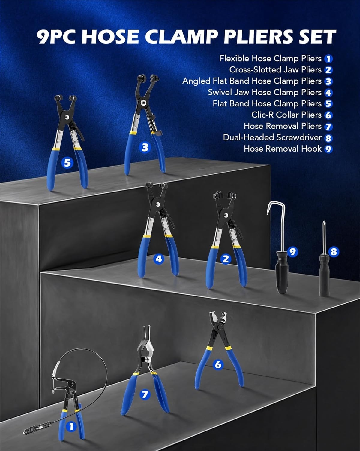 Automotive Long  Hose Clamp Remover