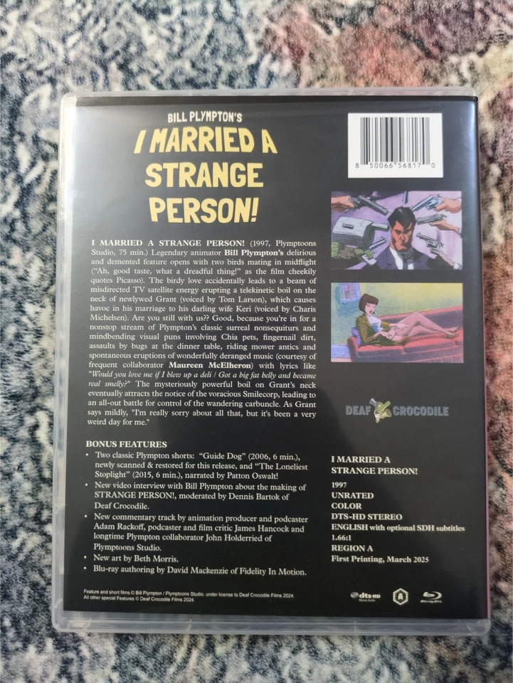 Bill Plympton: I Married a Strange Person! + Mutant Aliens — Blu-ray Like New - Image 4 of 4