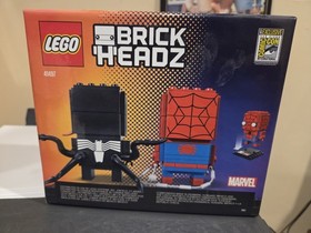 LEGO 41497 Brickheadz SPIDERMAN & VENOM SDCC 2017 Exclusive VERY RARE!