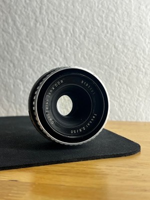 Carl Zeiss Jena DDR Tessar 50mm f/2.8 MF Lens M42 Mount ***good condition***