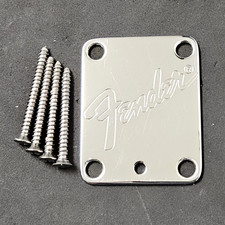 90's Fender Strat Plus / American Standard Neck Plate - Transition Logo Guitar
