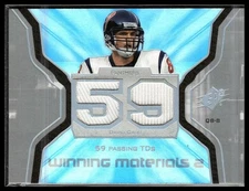 2007 SPx #WMS-DC David Carr Winning Materials Stats Jersey MEM