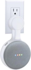 Wall Mount Holder for Nest Mini 1st 2nd Gen Space Saving Stand Bracket White